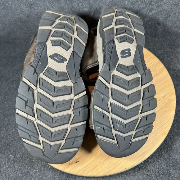 Skechers Mens Tresmen Garo‎ Sport Sandals Brown Size 12 - Picture 5 of 7